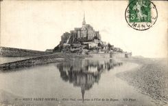 CPA the Mount St Michel Dimensions Southern Seen from in the East of the Dam