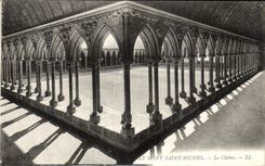CPA the Mount St Michel the Cloister