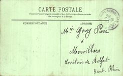 CPA the Mount St Michel the Granite Lace Staircase