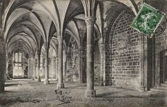 CPA Abbey of Mont Saint Michel the village hall