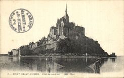 CPA Mont Saint Michel Dimension of north east Fisherman