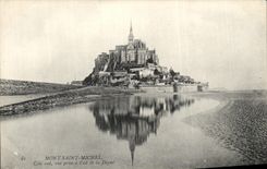 CPA Mont Saint Michel southern Dimension seen from in the east of the Dam