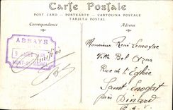 CPA Mont Saint Michel Interior of I' Parish church the Nave