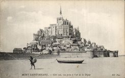 CPA Mont Saint Michel southern Dimension seen from ad interim 'is Dam sinner
