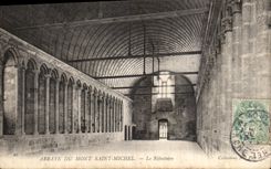 CPA Abbey of Mont Saint Michel the Refectory