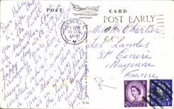 CPA London Police officers Parliament Public garden Tower off London Piccadilly Circus