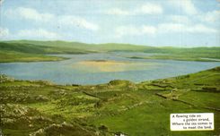 CPM A Flowing Tide On A Golden Strand Where The Sea Comes In To Meet The Land