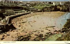 MODERN CARD Towan Beach Newquay