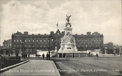 CPA Queen Victoria Memorial London Buckingham Palace