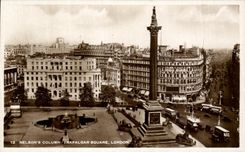 CPA Nelson' S Column Trafalgar London Public garden