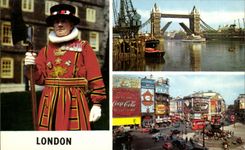 CPA Tower Bridge has off Beefeater Tower London Piccadilly Circus
