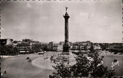 CPA Paris While Strolling Place of the Bastille and Column of July