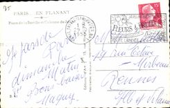 CPA Paris While Strolling Place of the Bastille and Column of July