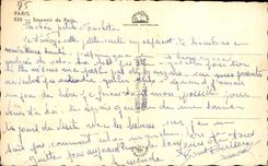 CPA Souvenir of Paris Opera Arc de Triomphe Eiffel Tower