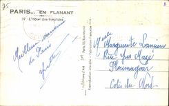 CPA Paris While Strolling the Hotel of Invalides