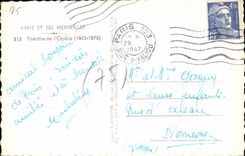 CPA Paris And Its Wonders Theater Of Opera