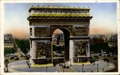 CPA Paris Et Ses Merveilles Arc De Triomphe De l'Etoile
