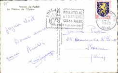 CPA Images Of Paris the Theater Of Opera