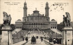 CPA Paris Trocadero and the Bridge of Iena