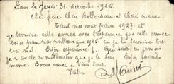 CPA Bonne Annee