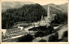 CPA Lourdes the Basilica
