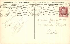 CPA Lourdes the Castle Fort Levis Bridge of a door of entry of the Museum