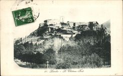 CPA Lourdes the Castle Fort