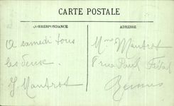 CPA Lourdes the Esplanade seen of the Basilica