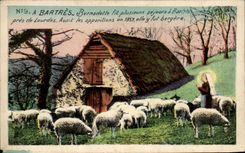 CPA has Bartres Bernadetle the FIT several Stays has Barles close to Lourdes Before the appearance in it fur shepherdess
