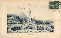 CPA Lourdes Basilica