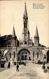 CPA the Pyrenees Lourdes the Basilica