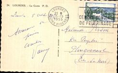 CPA Lourdes the Cave