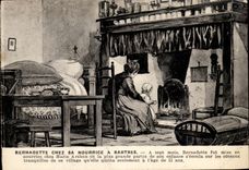 CPA Bernadette In Her Nurse has Bartres