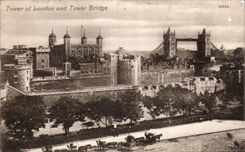 CPA Tower off London and Tower Bridge