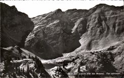 CPA Lac Lioson Vue aerienne Col des Mosses