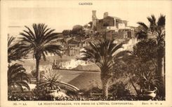 CPA Cannes the Mount Knight Seen from Of the Continental Hotel