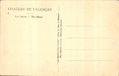 CPA Chateau De Valencay Les douves