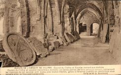 CPA Ruins Of the Abbey De Villers Corridor of the Cloister and Staircase