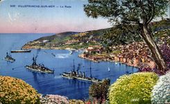 CPA Villefranche On Sea the Roads Boats