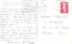 MODERN CARD Lourdes the Basilica And the Bridge On Gave