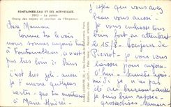 CPA Fontainebleau And Its Wonders the Palate Pond Of Carps