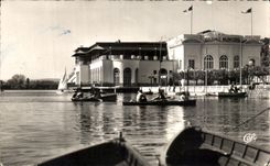 CPSM Enghien Les Bains Canoeing On the Lake