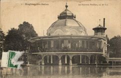 CPA Enghien Les Bains the New House Seen Of the Lake