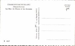 CPA Chamonix Mount Blanc Sea Of Ice And Jorasses