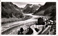 CPA Chamonix Montenvers y Sea De Glacetrain