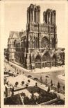 CPA Rheims the Cathedral Places Of the Lucon Cardinal