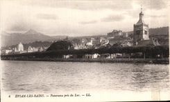 CPA Evian Les Bains Panorama Taken Of the Lake