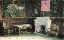 Gabinete del ayuntamiento de CPA La Rochelle del alcalde Jean Guiton