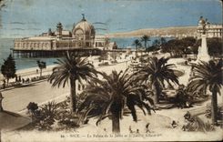 CPA Nice the palate of the Pier and the Garden Albert 1st