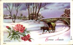 CPA Bonne Annee